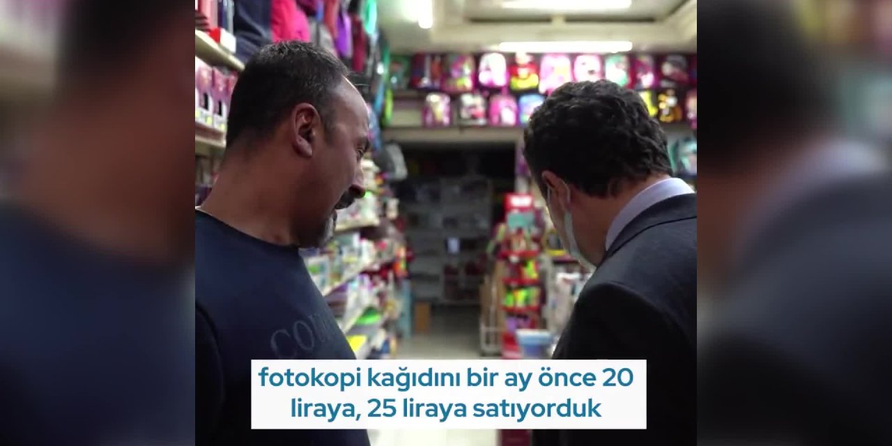 ESNAF, ALİ BABACAN’A DERT YANDI: “ETİKETLERİ DEĞİŞTİRMEKTEN ETİKET MAKİNALARINI BOZDUK”