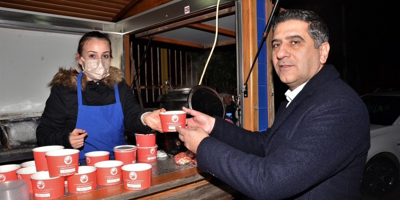 MENDERES BELEDİYESİ’NDEN SOĞUK HAVALARA SICAK ÇÖZÜM