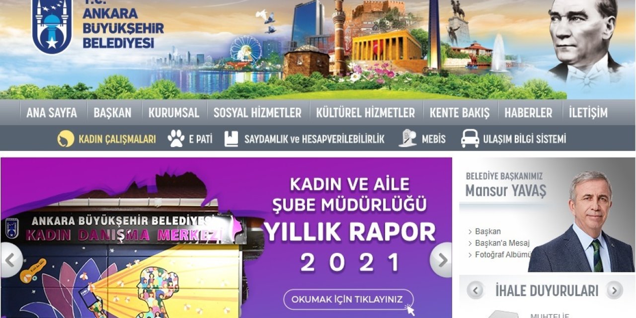 ANKARA BÜYÜKŞEHİR 2021 YILI KADIN ÇALIŞMALARI RAPORU YAYIMLANDI: "KADINLAR EN ÇOK PSİKOLOJİK ŞİDDET GÖRÜYOR"