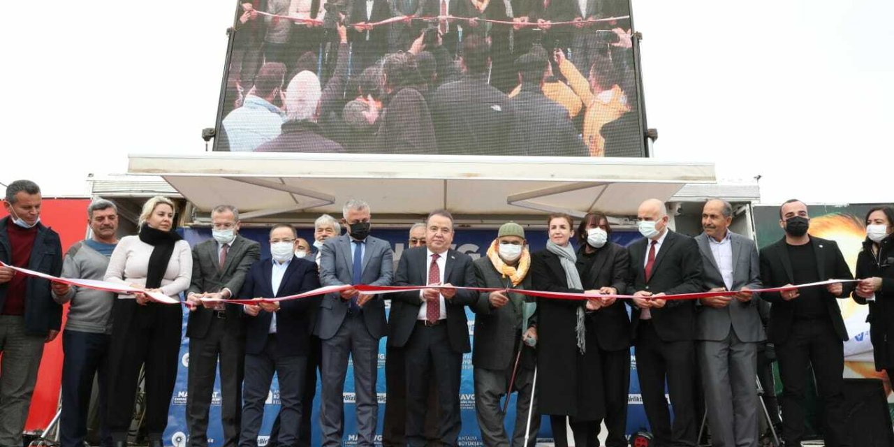 ANTALYA BÜYÜKŞEHİR, 5 BİN DÖNÜM ARAZİYİ SUYA KAVUŞTURDU