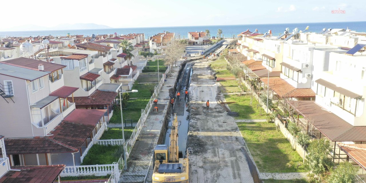 AYDIN BÜYÜKŞEHİR BELEDİYESİ'NDEN KUŞADASI’NDA ÖNEMLİ ALTYAPI ÇALIŞMASI