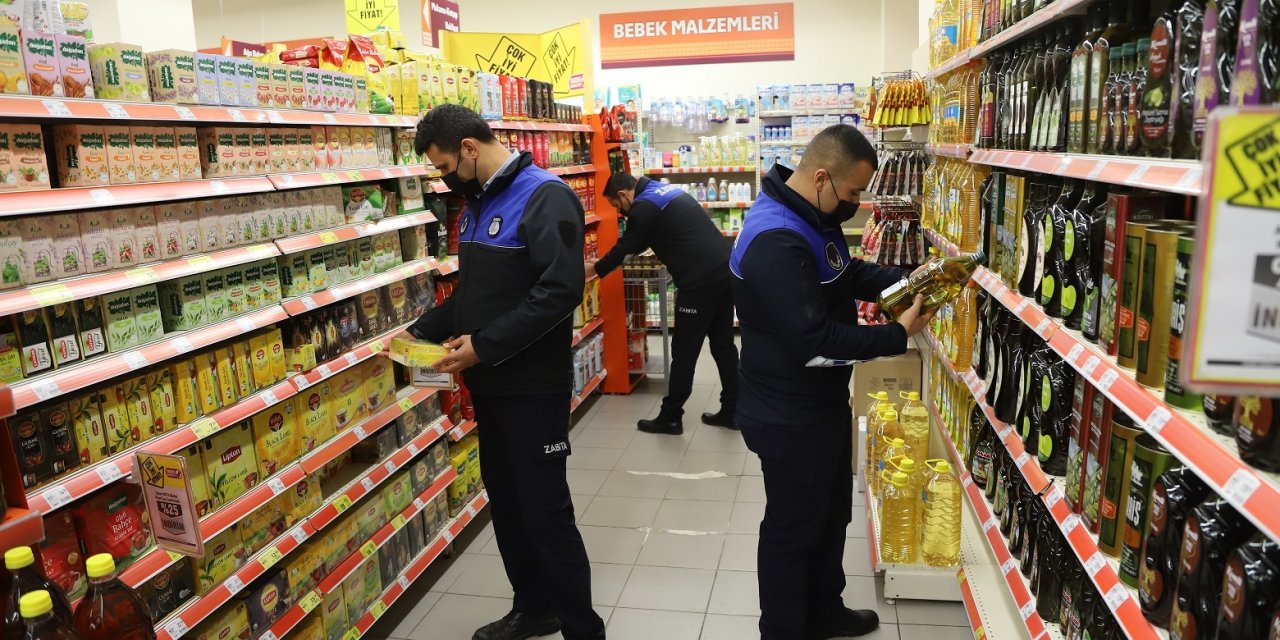 MENDERES'TE YENİ YILIN İLK DENETİMİ ZİNCİR MARKETLERE