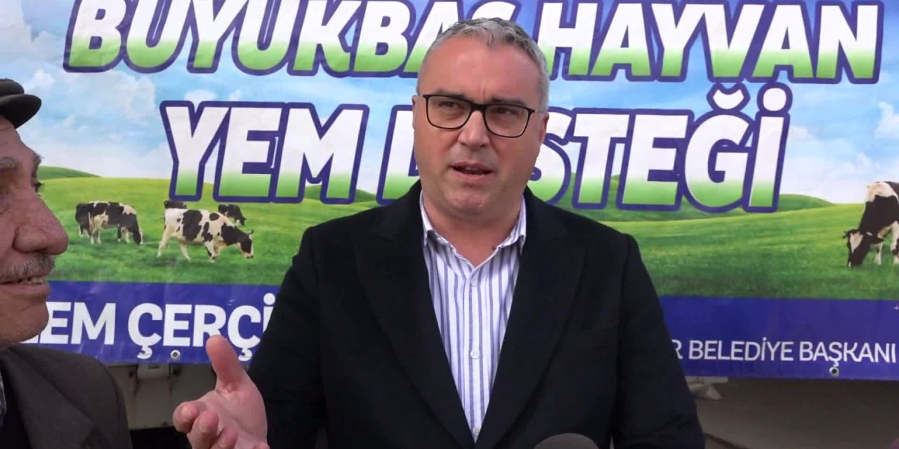 AYDIN BÜYÜKŞEHİR BELEDİYESİ'NDEN KÜÇÜK ÜRETİCİYE YEM DESTEĞİ