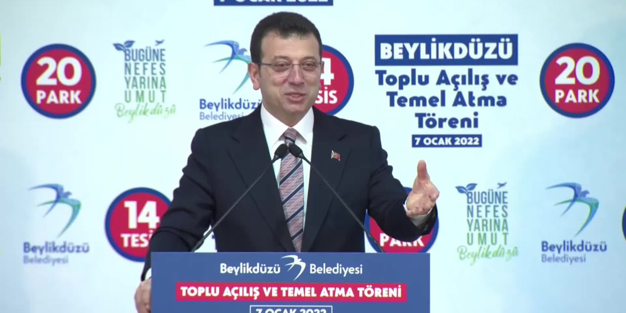 İMAMOĞLU: TÜRKİYE’MİZE, İSTANBULLUMUZA ÇOK DEĞERLİ, ADİL BİR DÖNEMİN GELMESİNİ ARZU EDİYORUZ