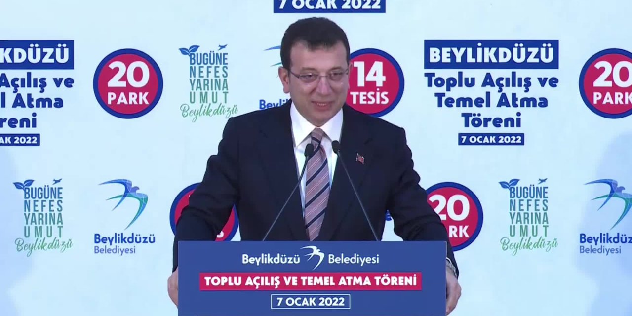 İMAMOĞLU: KİMSE BU DEVLETİN SAHİBİ DEĞİL, HİÇBİR HİZMETİN PARTİSİ OLMAZ