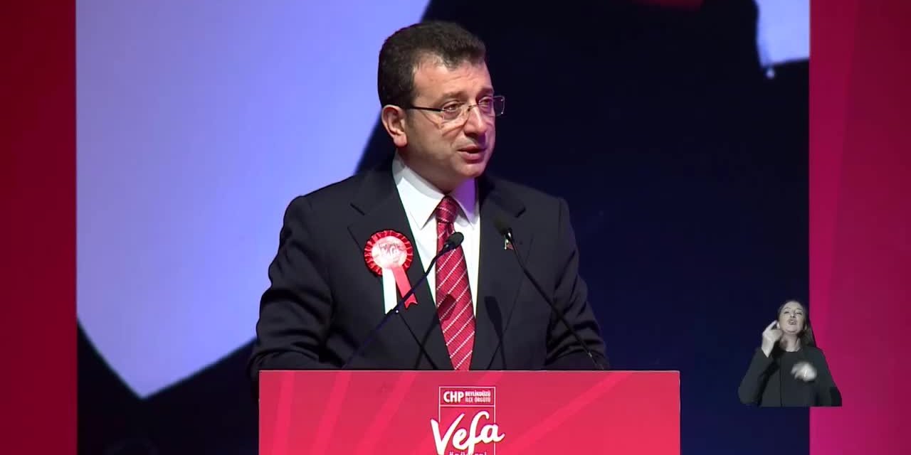 İMAMOĞLU: "ÜLKENİN İÇİNDE BULUNDUĞU KOŞULLAR CUMHURİYET'E YAKIŞAN KOŞULLAR DEĞİL"