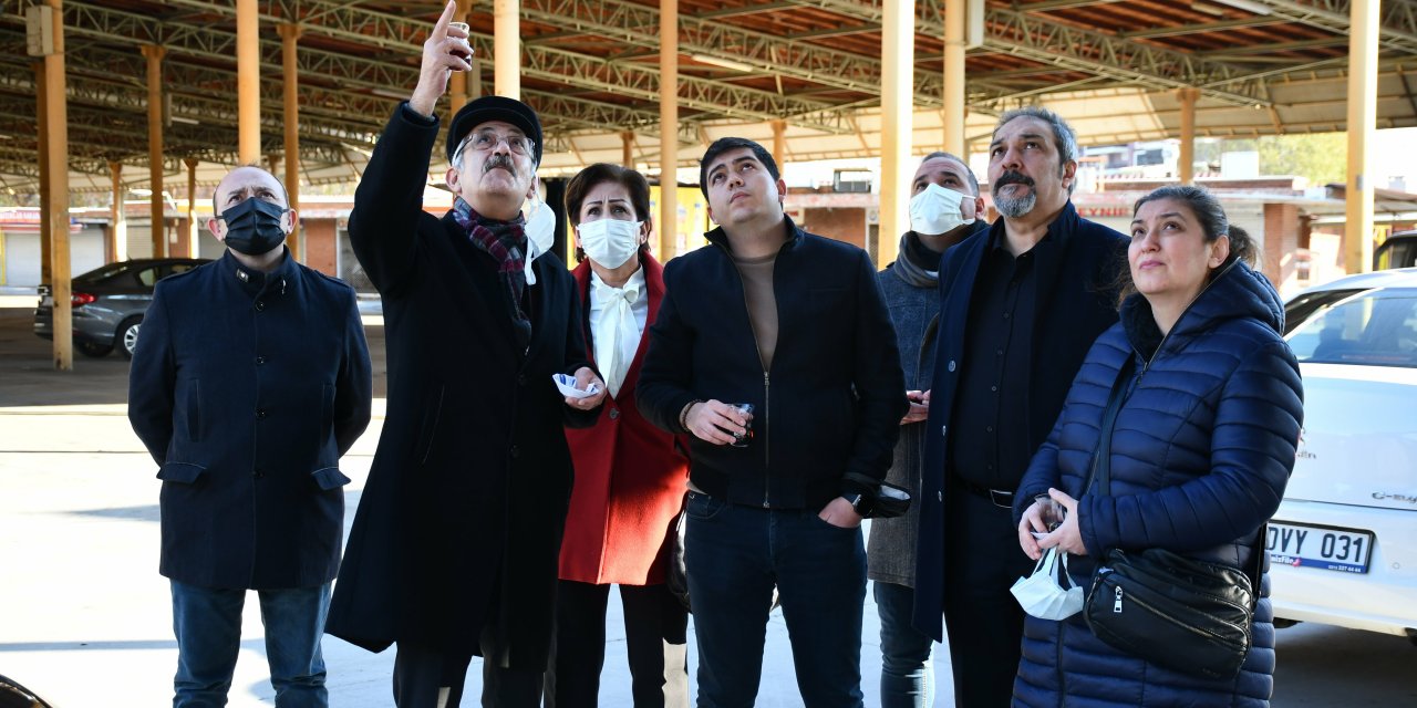 SÖKE ÇARŞAMBA PAZAR YERİNİN KAPATILMASI İÇİN DÜĞMEYE BASILDI