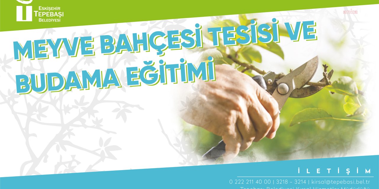 TEPEBAŞI BELEDİYESİ ÜRETİCİLER İÇİN EĞİTİM ÇALIŞMALARINI SÜRDÜRÜYOR