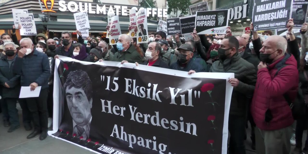 HRANT DİNK İZMİR'DE ANILDI