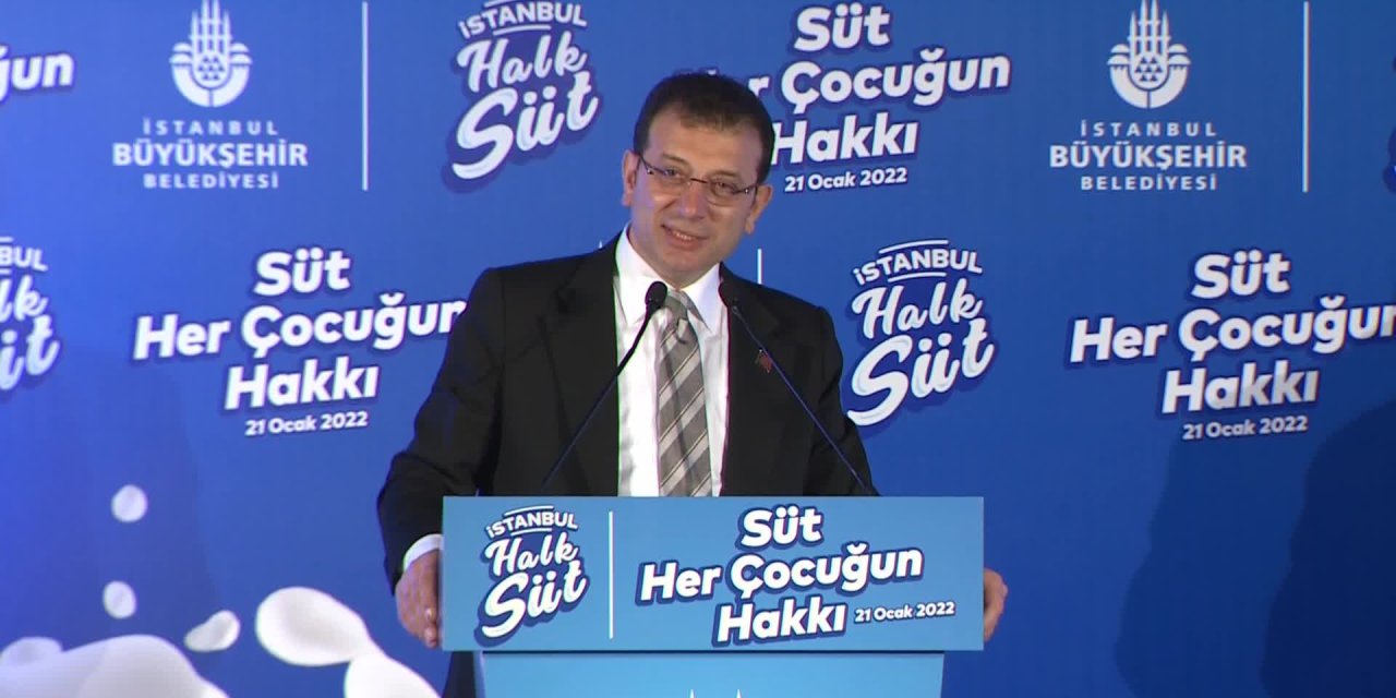 İMAMOĞLU: EN ÇILGIN PROJELERİMDEN BİRİSİ HALK SÜT. BUGÜNE KADAR ÇOCUKLAR İÇİN 14,5 MİLYON LİTRE SÜT DAĞITTIK