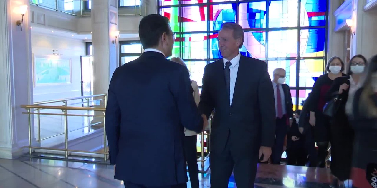 ABD'NİN ANKARA BÜYÜKELÇİSİ FLAKE’DEN İMAMOĞLU’NA NEZAKET ZİYARETİ