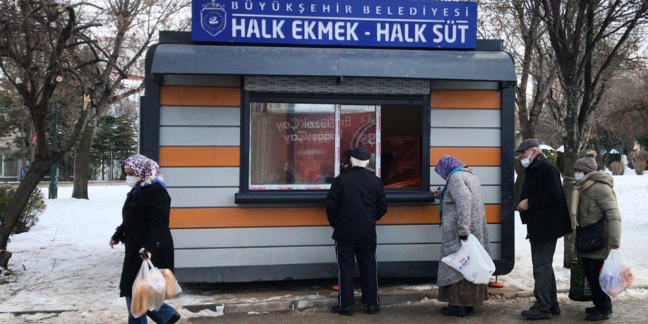 ESKİŞEHİR'DEKİ TÜM HALK EKMEK BÜFELERİNDE HALK SÜT SATIŞI YAPILACAK