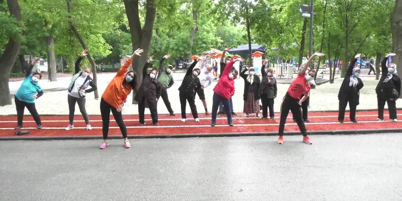 ANKARA BÜYÜKŞEHİR'İN SABAH SPORU ETKİNLİĞİNE YOĞUN İLGİ