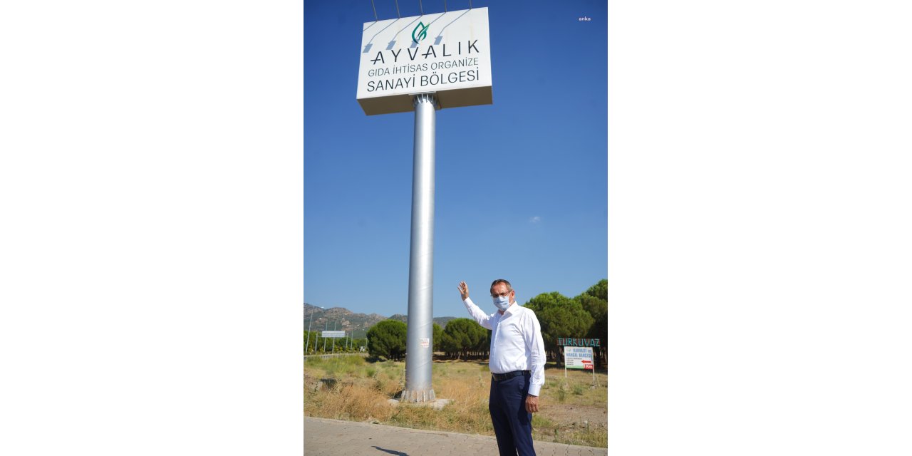 AYVALIK BELEDİYE BAŞKANI ERGİN'DEN YATIRIMCILARA MÜJDELİ HABER: "GIDA OSB’DE PLANLAR TAMAM"