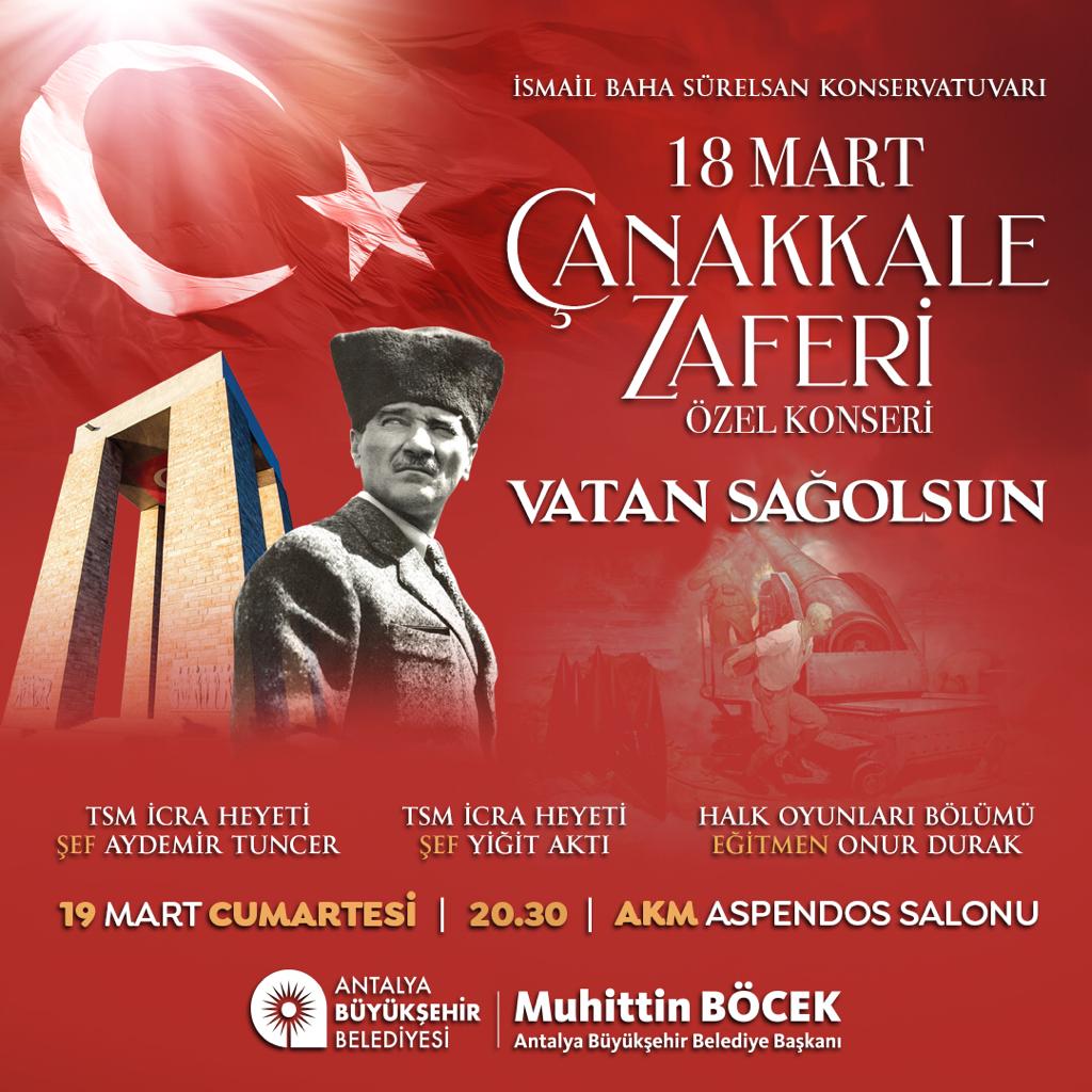 Büyükşehir’den Çanakkale Zaferi’ne özel program