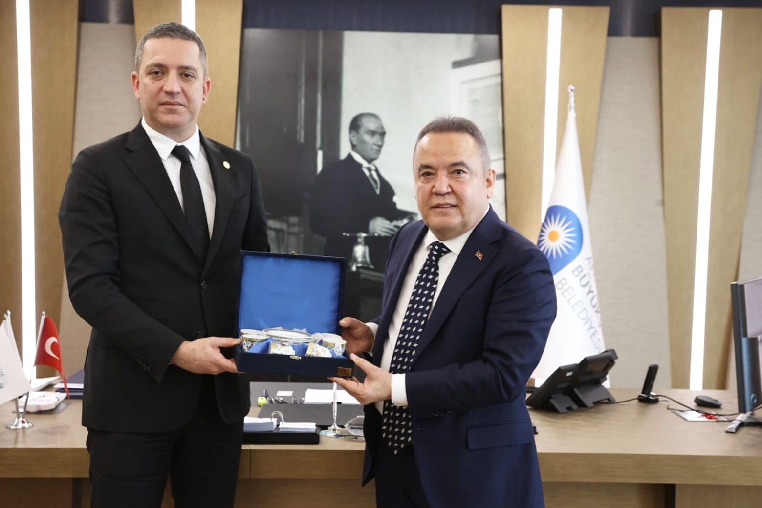 TBB Başkanı Sağkan’dan Başkan Böcek’e ziyaret
