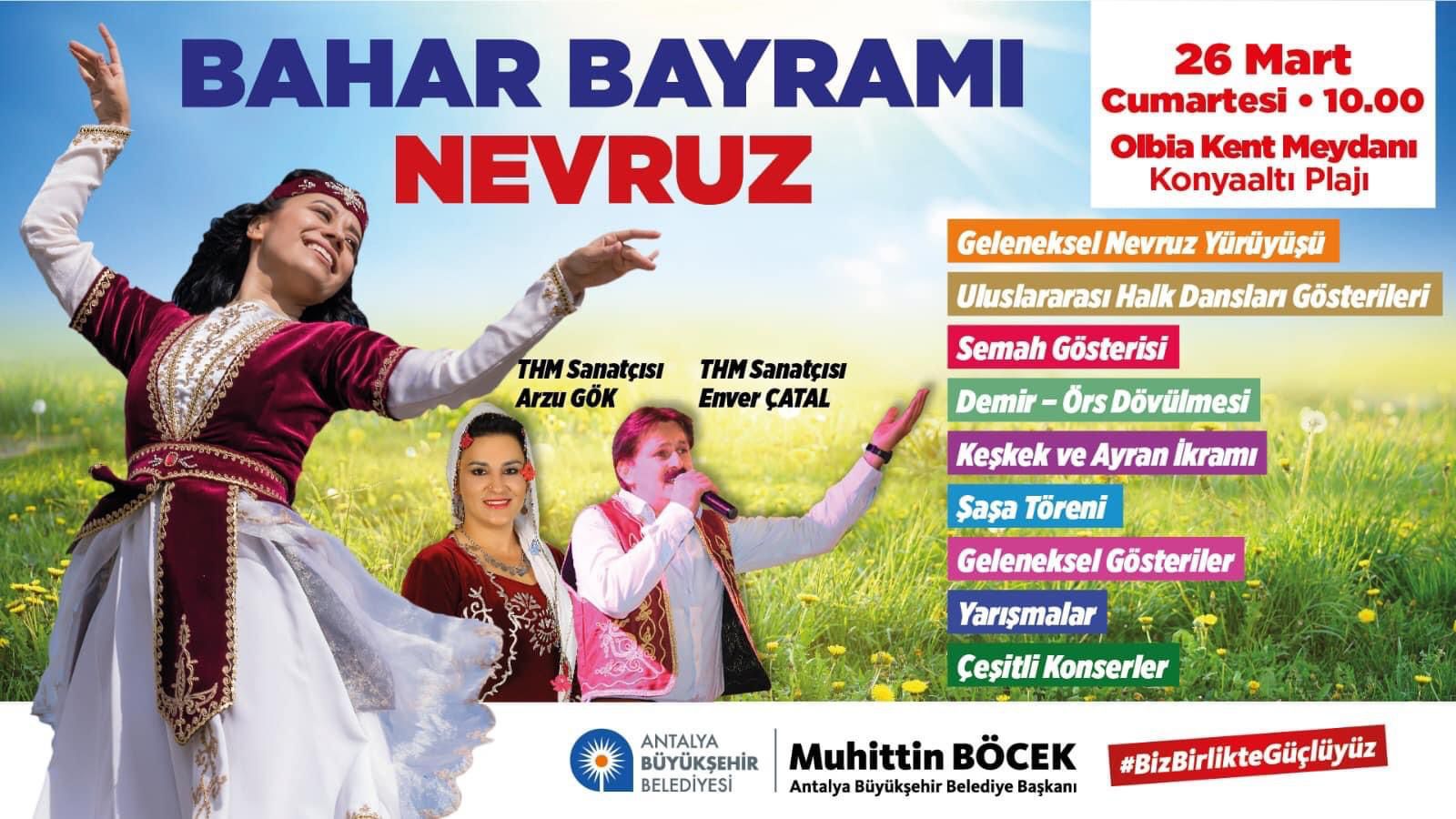 Büyükşehir, Bahar Bayramı Nevruz’u coşkuyla kutlayacak
