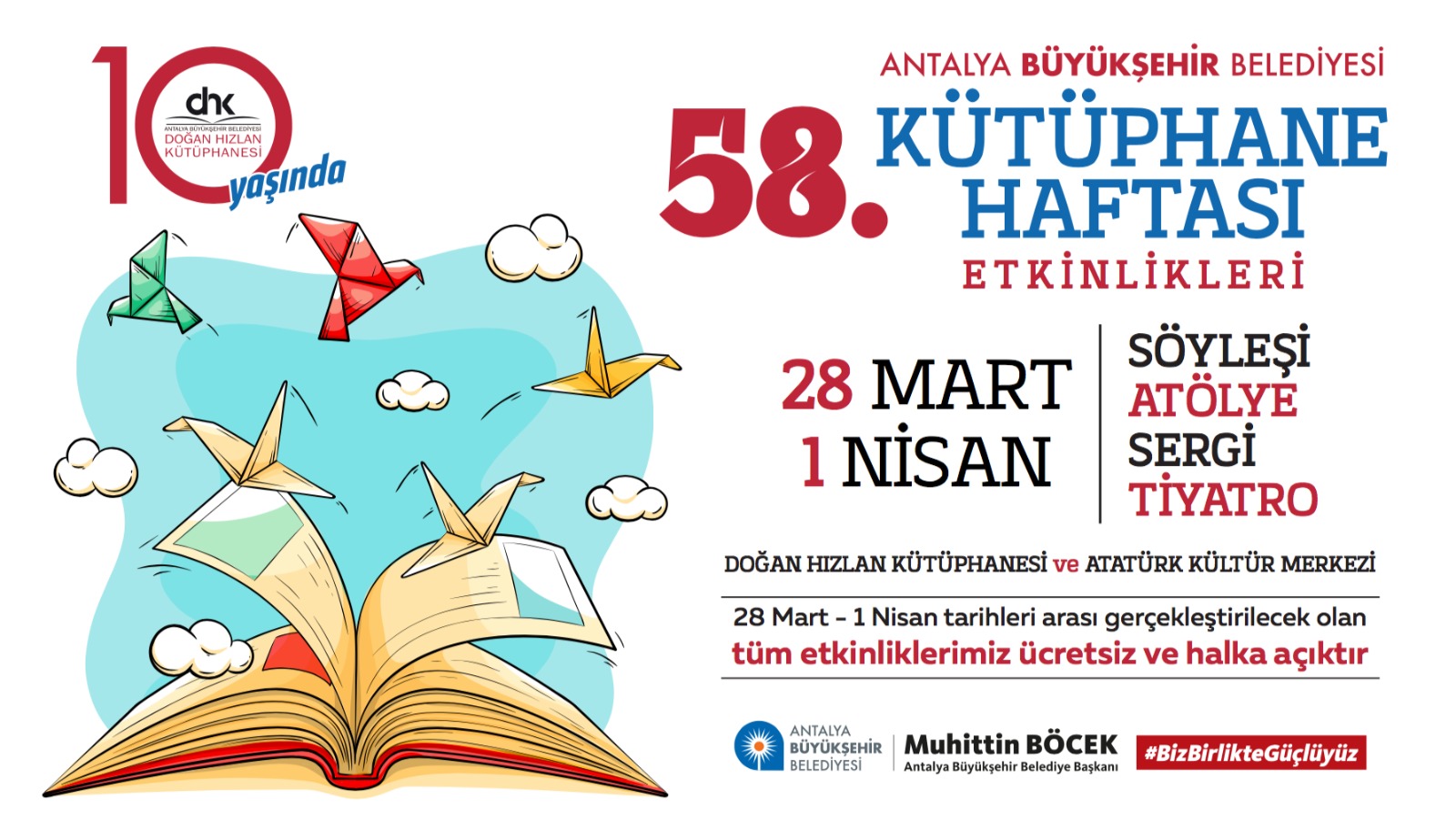 58. Kütüphane Haftası etkinliklerle kutlanacak