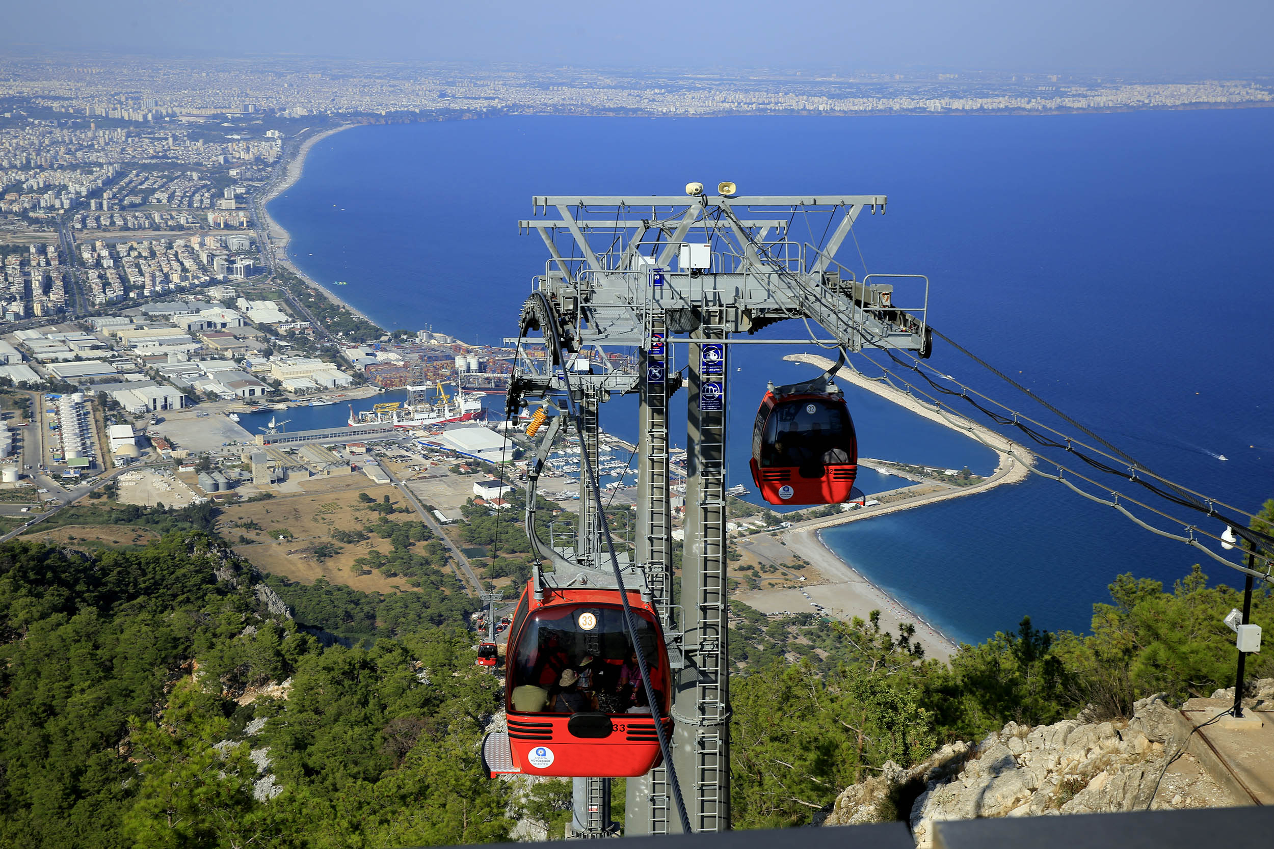 Tünektepe Teleferik 29 Mart’ta hizmete başlıyor