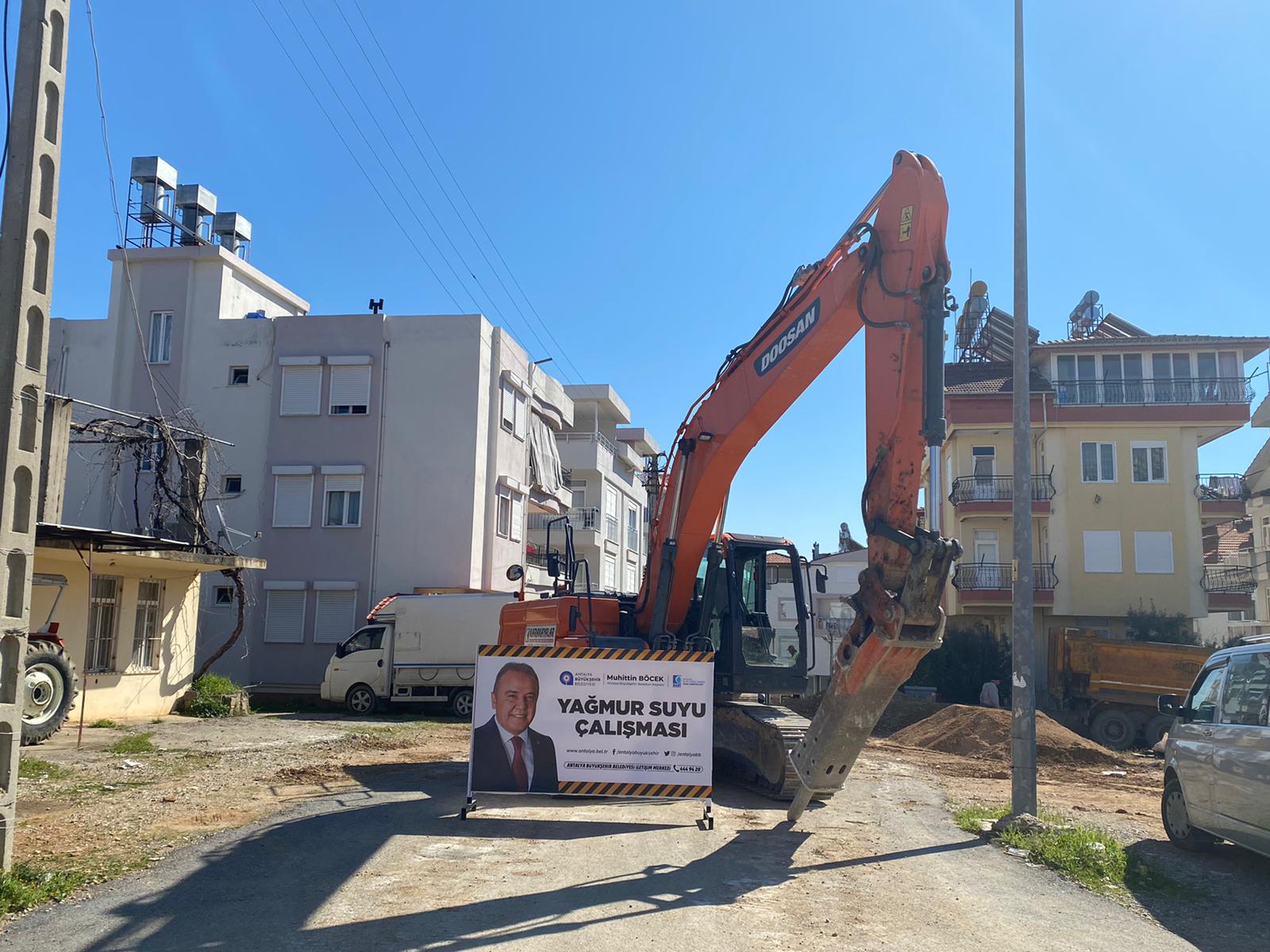 Manavgat Emek’te yağmur suyu sorununa kalıcı çözüm