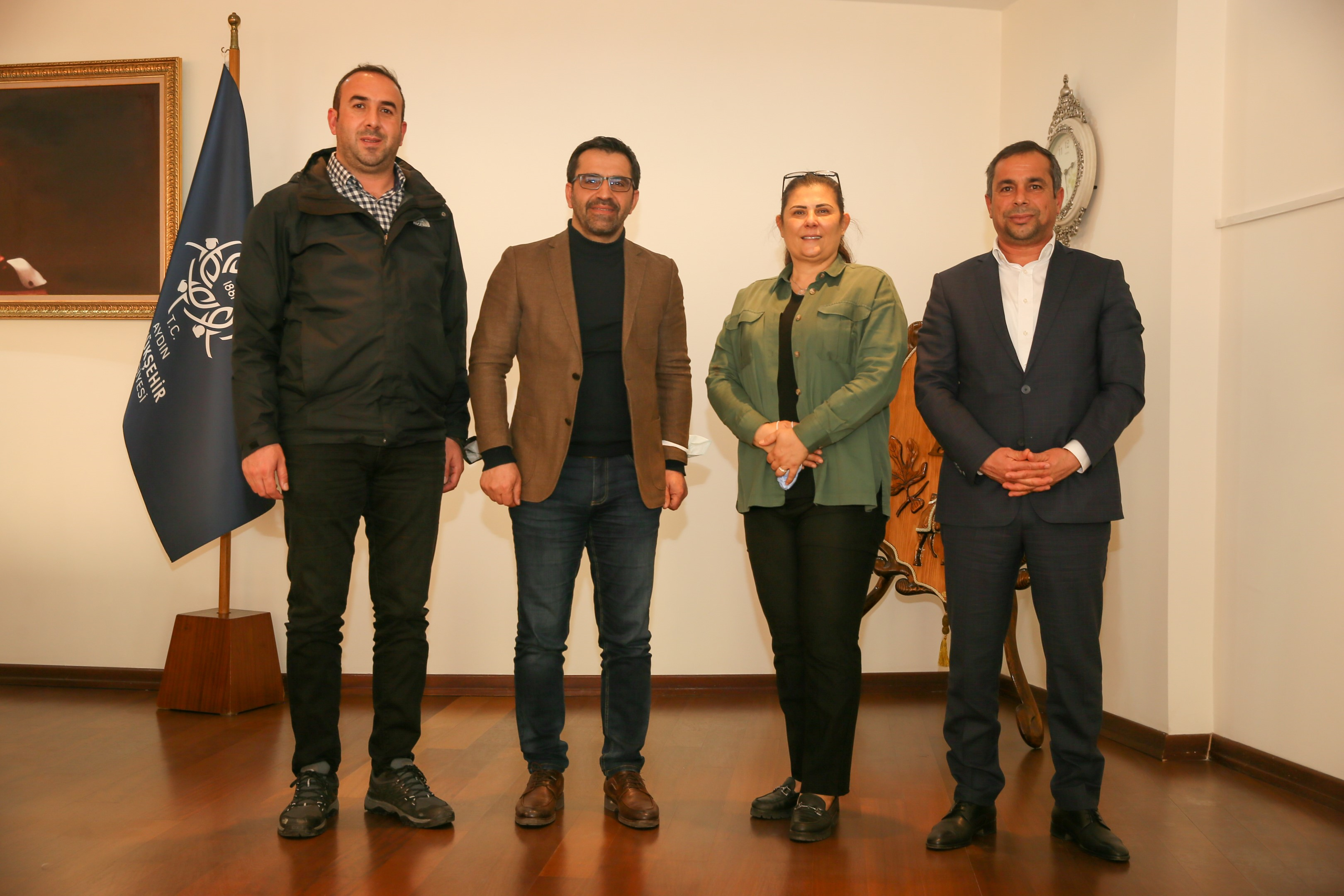 TUNCELİ’NİN OVACIK VE HOZAT BELEDİYE BAŞKANLARINDAN BAŞKAN ÇERÇİOĞLU’NA ZİYARET