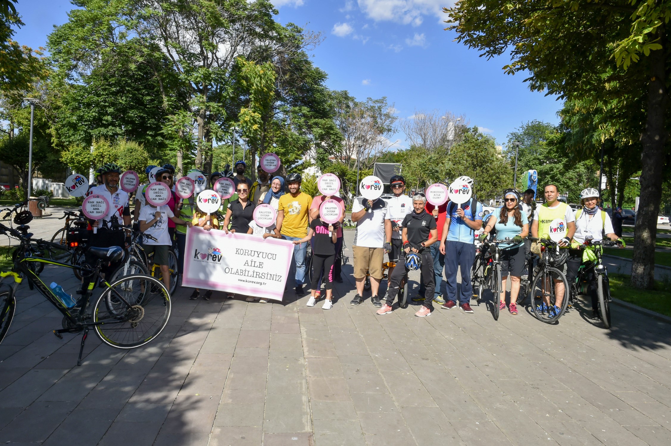 BAŞKENT’TE PEDALLAR KORUYUCU AİLELER İÇİN ÇEVRİLDİ