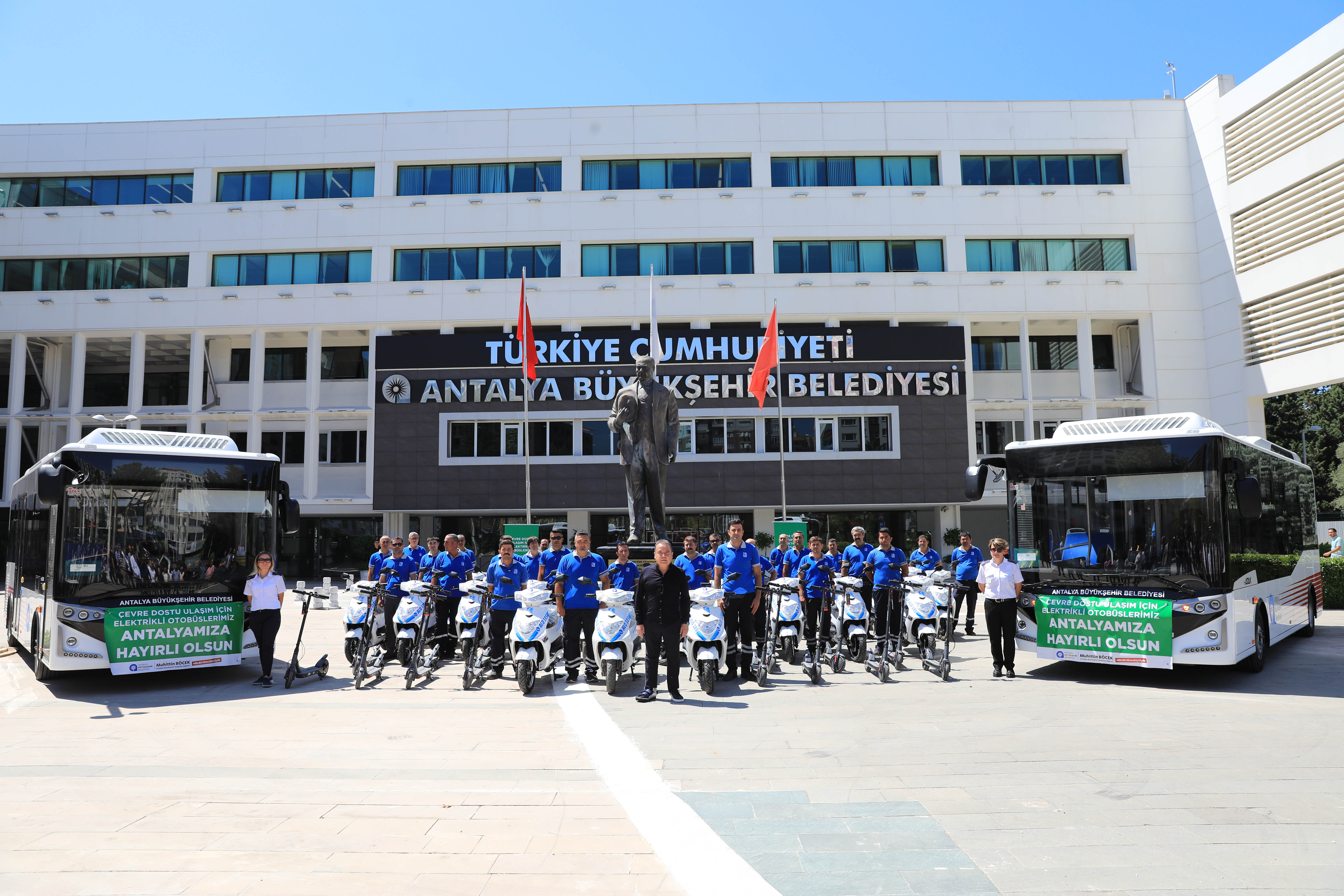 Büyükşehir’in Araç Filosuna Elektrikli Otobüs