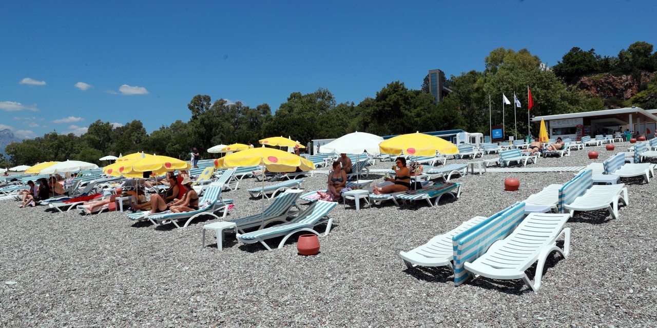 EKDAĞ KONYAALTI VE LARA PLAJLARI HİZMETE AÇILDI