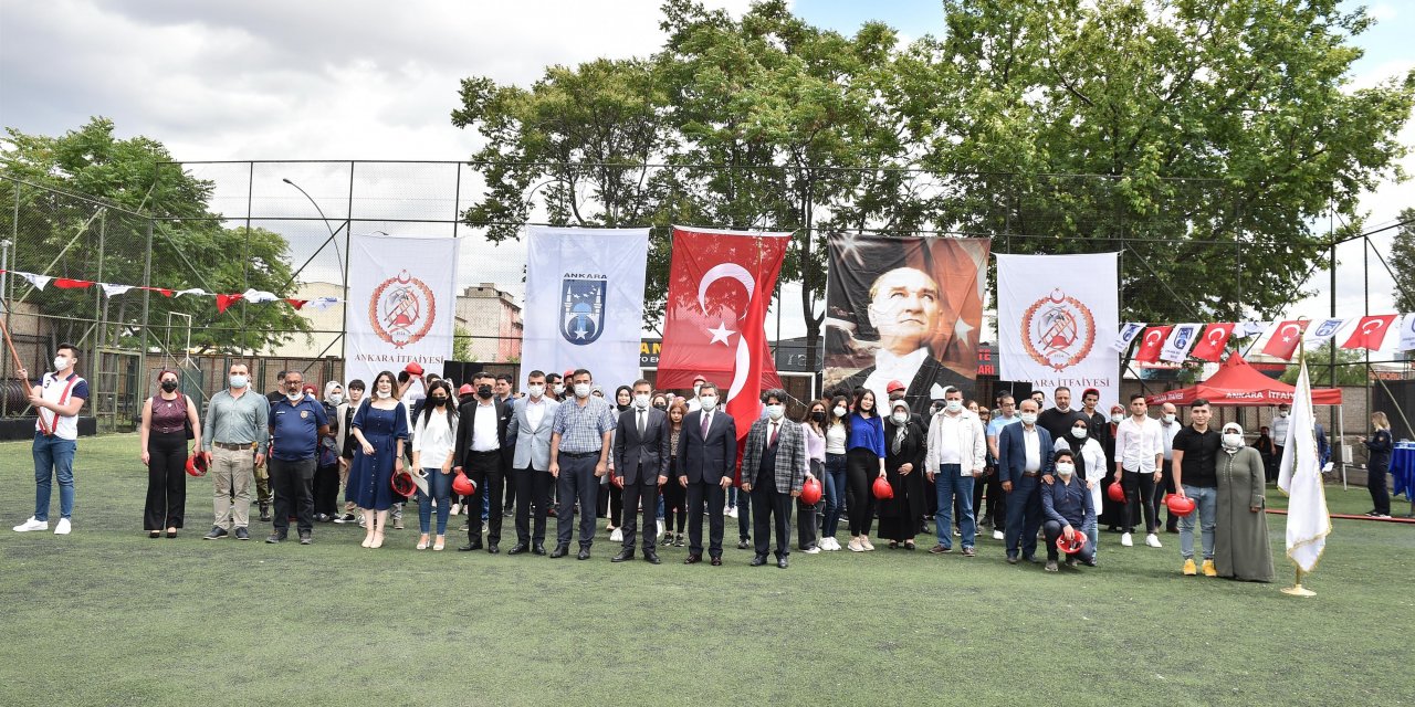 ANKARA İTFAİYESİ GENÇİTFAİYECİLER YETİŞTİRİYOR