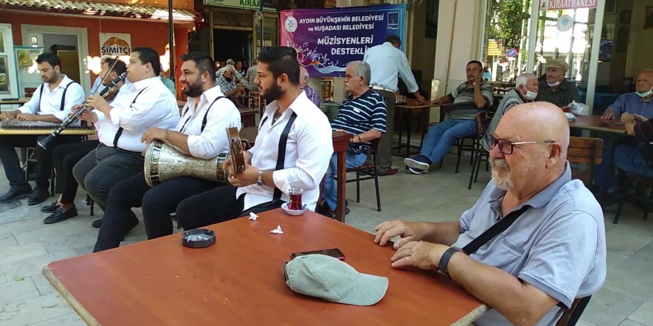 AYDIN BÜYÜKŞEHİR BELEDİYESİ VE KUŞADASI BELEDİYESİ’NDEN MÜZİSYENLERE DESTEK