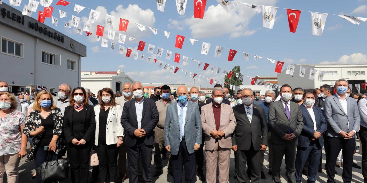 YENİMAHALLE BELEDİYESİ TEMİZLİK İŞLERİ MÜDÜRLÜĞÜ'NÜN YENİ HİZMET BİNASI AÇILDI