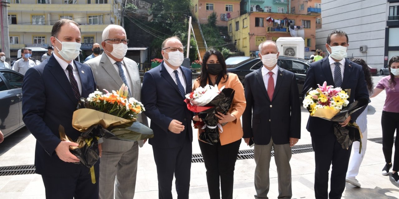 ZONGULDAK PROTOKOLÜ, KDZ. EREĞLİ BELEDİYESİ’NDE BULUŞTU