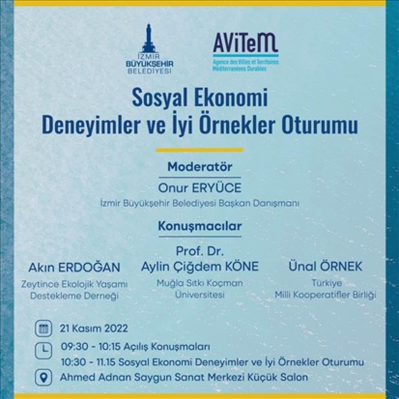 Akdeniz Sürdürülebilir Kent ve Bölgeleri Ajansı semineri İzmir’de yapılacak