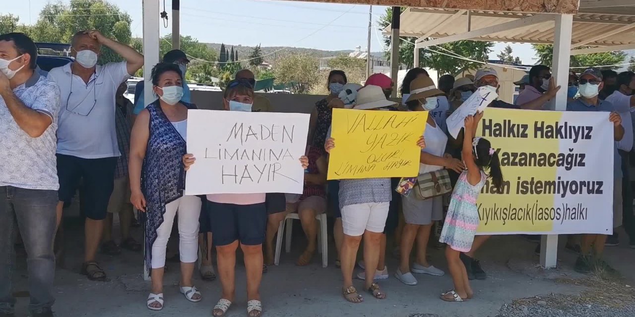 VATANDAŞLAR GÜLLÜK KÖRFEZİNDE İKİNCİ LİMAN İÇİN ÇED TOPLANTISINI YAPTIRMADI