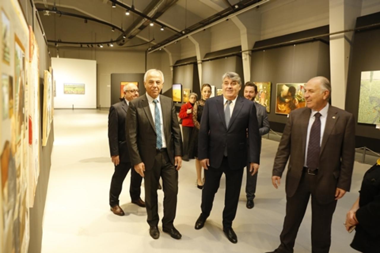 TJK 11. Resim Yarışması’nın beşinci sergisi Antalya’da açıldı