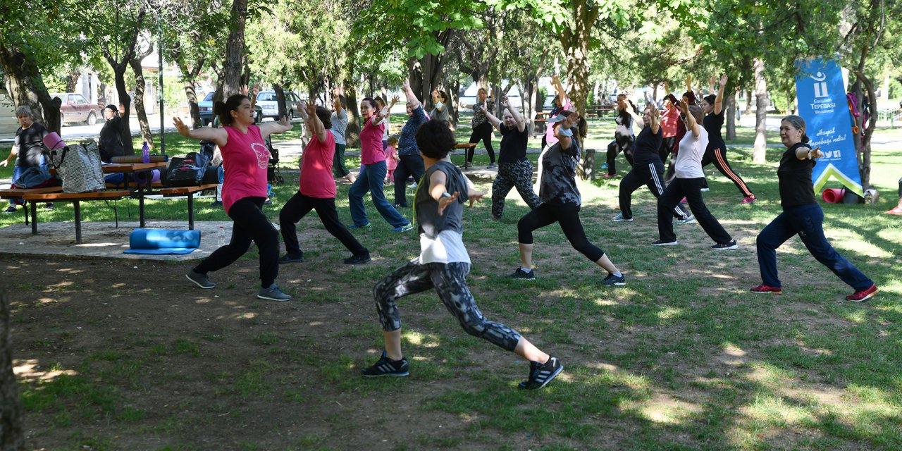 AÇIK HAVADA SPOR KEYFİ TEPEBAŞI'NDA