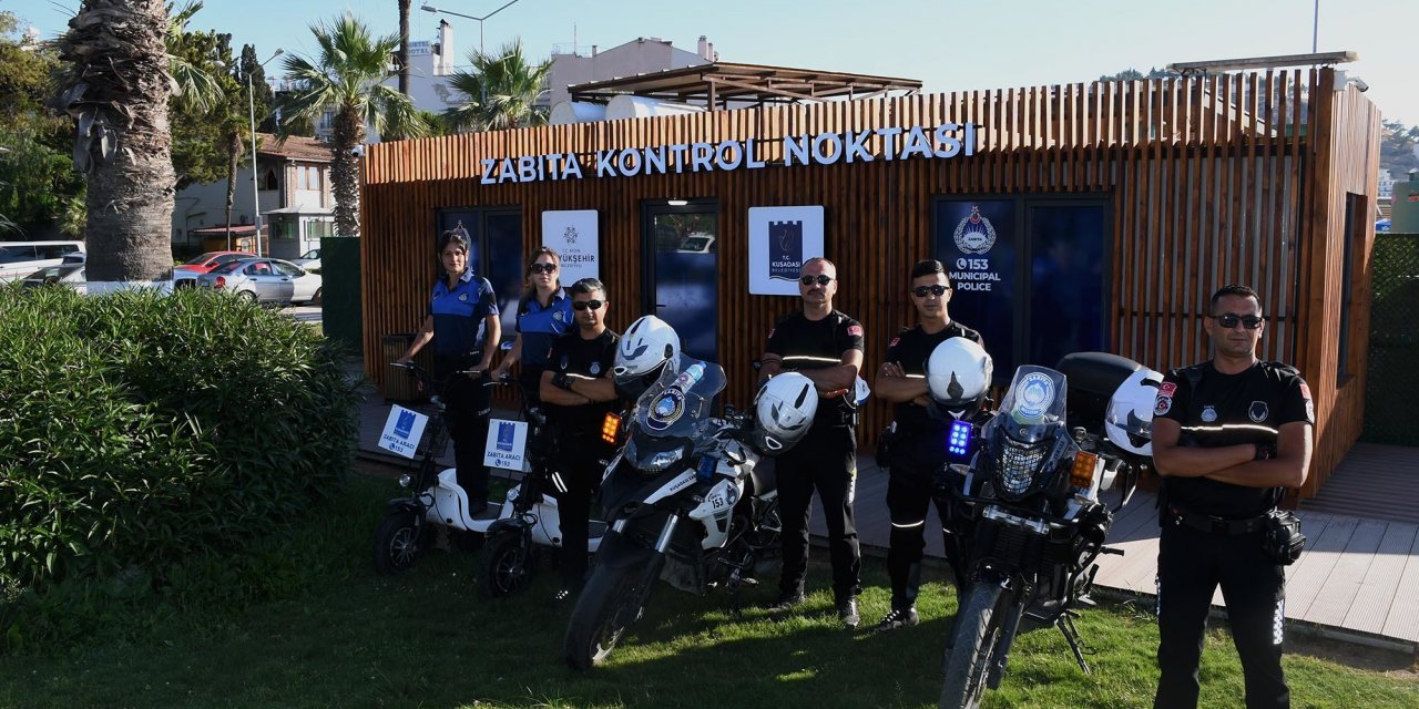 KUŞADASI’NDA YENİ ZABITA KONTROL NOKTASI HİZMETE GİRDİ