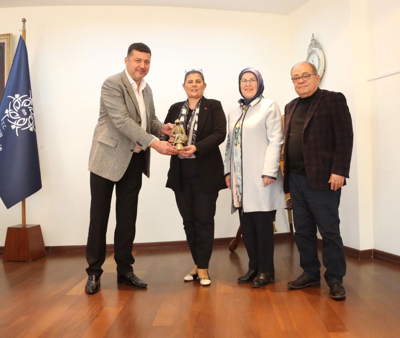 GELECEK PARTİSİ'DEN BAŞKAN ÇERÇİOĞLU'NA ZİYARET