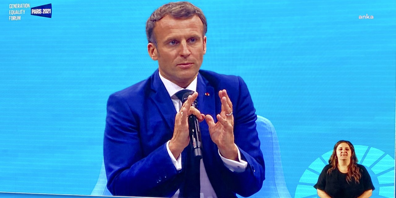 FRANSA CUMHURBAŞKANI MACRON: İSTANBUL SÖZLEŞMESİ’NDEN ÇIKIŞI PROTESTO EDEN TÜRK KADINLARININ YANINDAYIZ