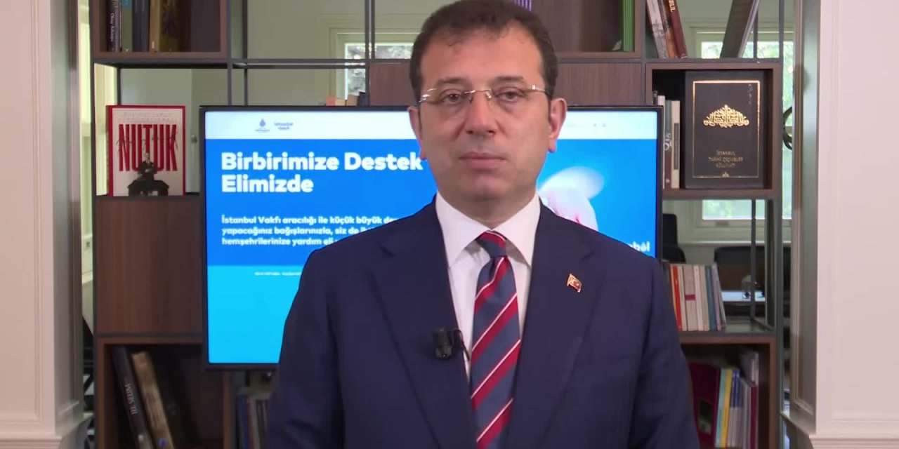 İMAMOĞLU'NDAN, İSTANBUL VAKFI’NA 'KURBAN BAĞIŞI' İZNİ VERİLMEMESİNE TEPKİ: "132 BİN AİLENİN EVİNE BİR KİLO ET GİRMESİNE GÖNLÜ RAZI OLMAYAN BİR KİŞİ VAR"