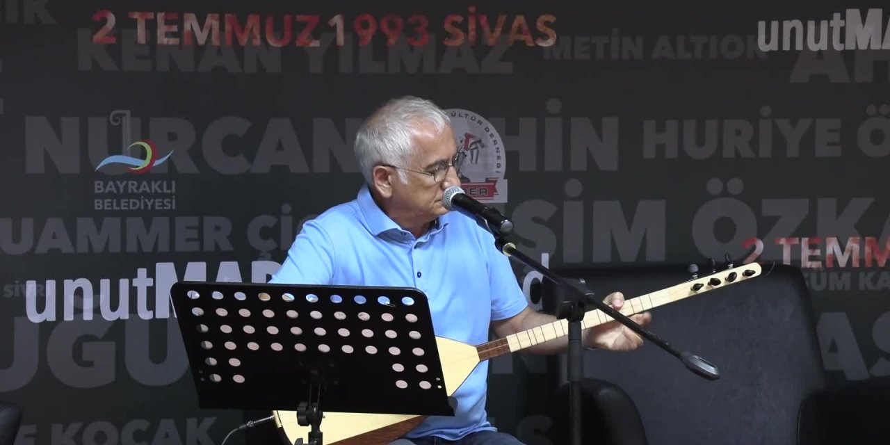 SİVAS KATLİAMININ 28’İNCİ YILINDA BAYRAKLI’DA ANMA ETKİNLİĞİ