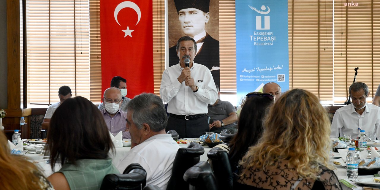 TEPEBAŞI BELEDİYE BAŞKANI ATAÇ, MUHTARLARLA BULUŞTU
