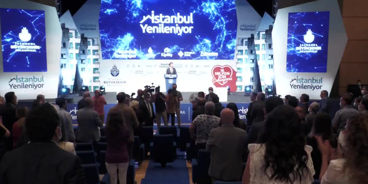 İMAMOĞLU, “İSTANBUL YENİLENİYOR PLATFORMU”NU TANITTI: "HAYATLARIMIZ, YAŞAMLARIMIZ YIKILMASIN DİYE GELİN, İBB’NİN GARANTÖRLÜĞÜNDE ÇOK HIZLI YOL ALALIM"