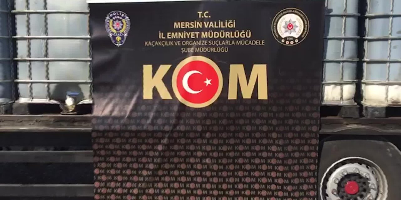MERSİN’DE KAÇAKÇILIK OPERASYONU: 24 BİN LİTRE AKARYAKIT, 11 MİLYON ADET MAKARON