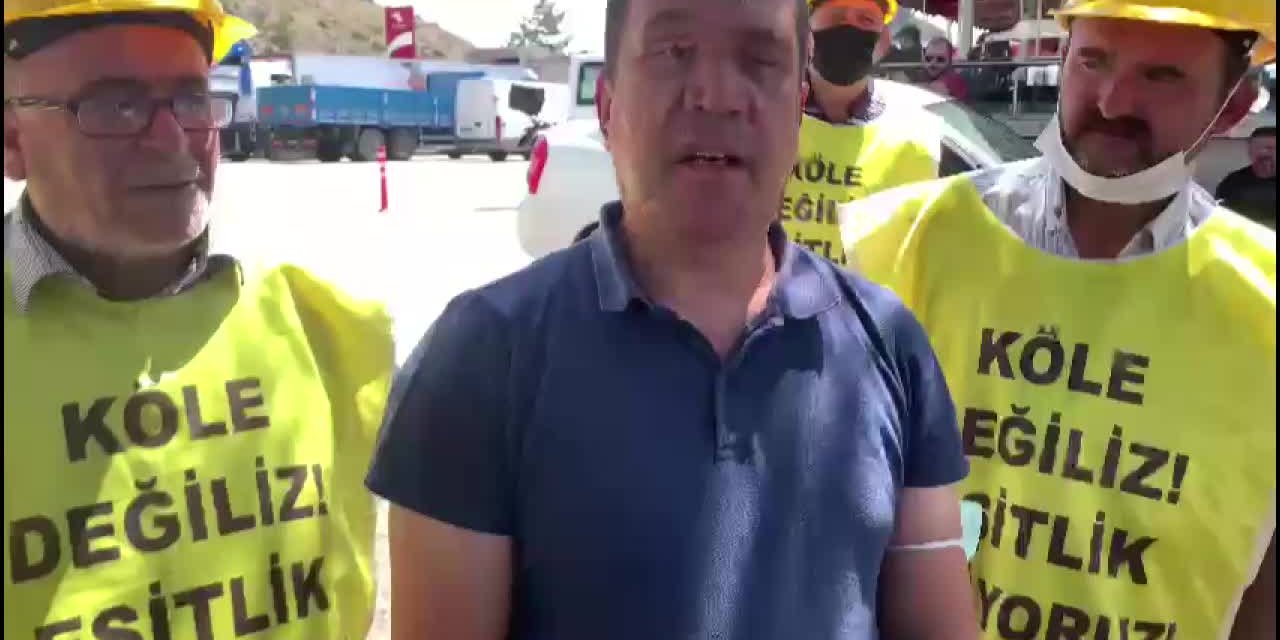 GÖRME ENGELLİ MADENCİDEN İKTİDARA ÇAĞRI: “BİZ 600 KİLOMETRE GELDİK, SİZ BİR ARPA BOYU GELİN; SORUNU ÇÖZELİM”
