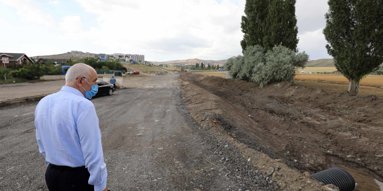 ANKARA BÜYÜKŞEHİR VE YENİMAHALLE BELEDİYESİ'NDEN KARACAKAYA’DAKİ SEL SORUNUNA KALICI ÇÖZÜM