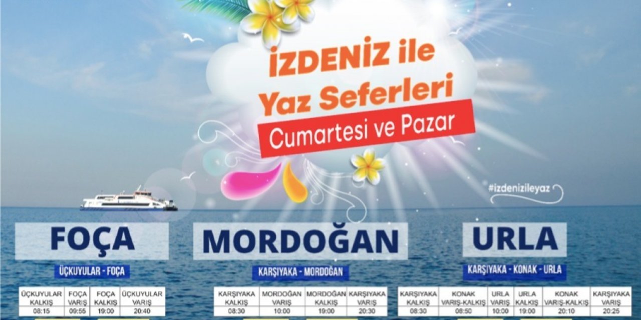 İZMİR, YAZ SEFERLERİNİ SEVDİ