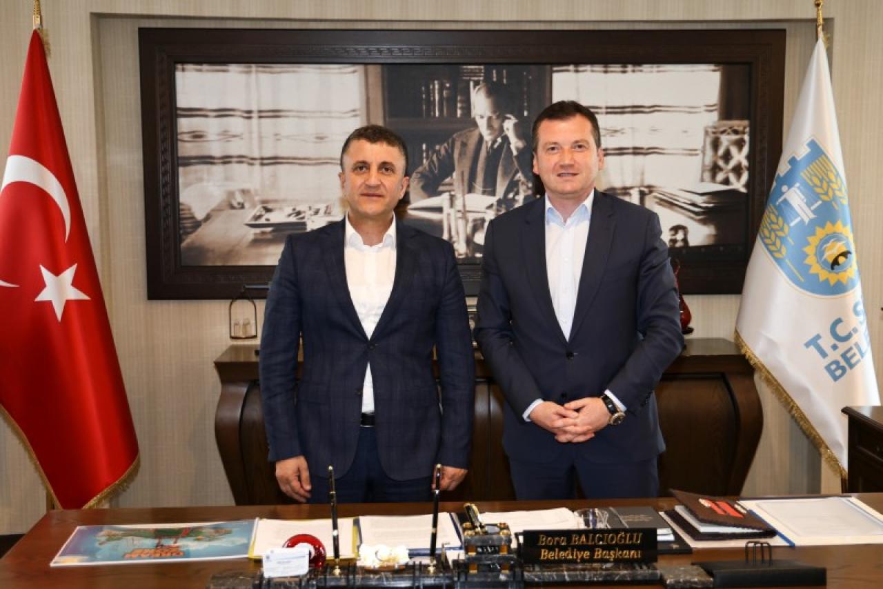 Başkan Balcıoğlu, Cumhuriyet Başsavcısı Nihat Demir'i Ağırladı