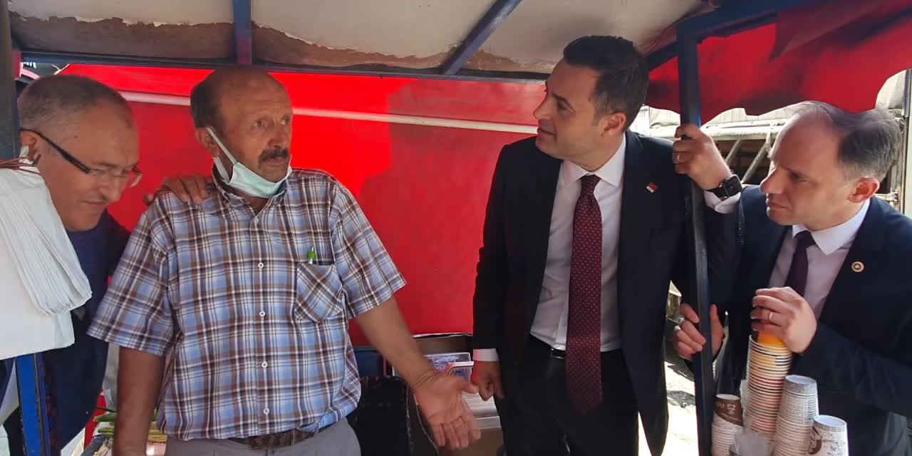 CHP HEYETİ ZONGULDAK'TA ESNAFIN DERDİNİ DİNLEDİ: "EKONOMİ ZONGULDAK'TA BİTMİŞ, SİFTAH ETMEDEN DÜKKAN KAPATIYORLAR"
