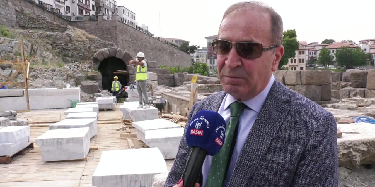 2 BİN YILLIK ANKARA ROMA TİYATROSU GÜN YÜZÜNE ÇIKIYOR